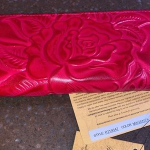 Patricia Nash wallet one of her newest pattern rose
